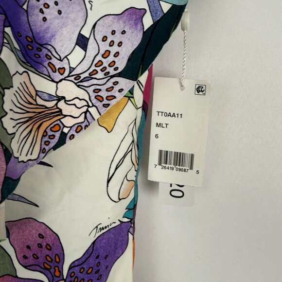 Trina Turk Women’s Off The Shoulder Floral One Piece Swimsuit Size 6 - Picture 4 of 4